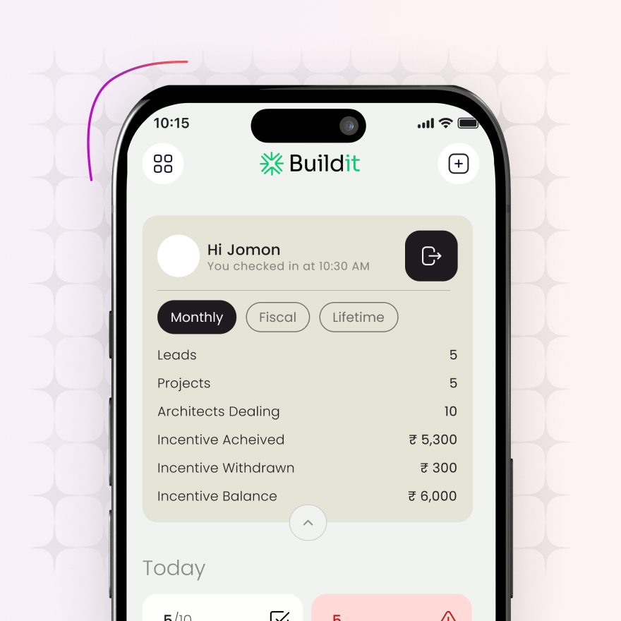 Buildit mobile app
